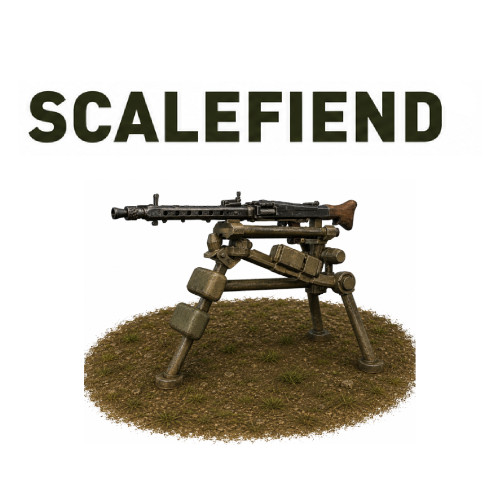 Tedesco mg42 su treppiede - 1/72,