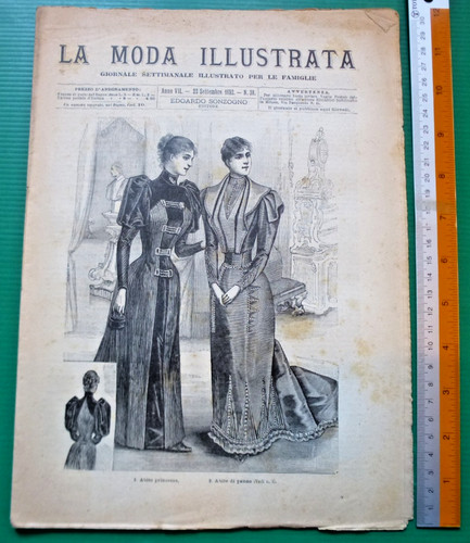Moda illustrata giornale - la,