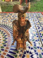 STATUA CLAUDIO PULLI SARDEGNA PASTORE CERAMICA COTTA TERRA ROSSA 