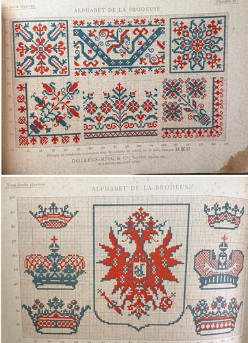 Ricamo alfabeto della - -,