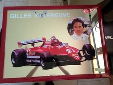 specchio anni 80 gilles villeneuve centimetri 75 x 55