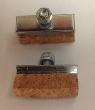 CB ITALIA (n.°2) PATTINI IN SUGHERO AD ALTA DENSITA' 40MM PER FRENI A PINZA