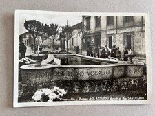 T) Cartolina formato grande Milano fontana S. Antonio 1938