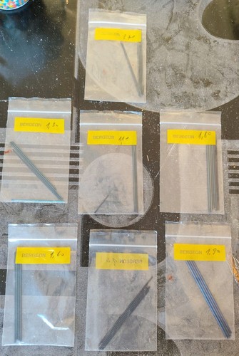 Outils horlogerie bou - bou, d'acier