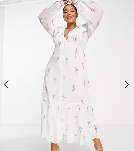 Asos design maxi abito tè - design,