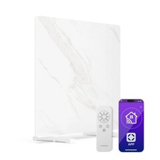 Klarstein MarmoHeat Smart 420 W riscaldamento a infrarossi parete dispositivo di supporto bianco timer app