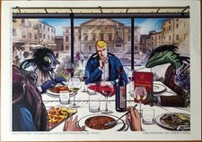 Martin Mystere Stampa A5 L’Enigma degli Avventori internazionali Lucca 2016 rara