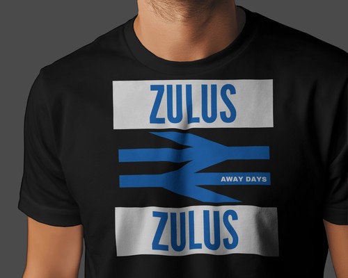Shirt zulus away days - t-shirt,