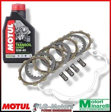 KIT FRIZIONE RINFORZATA COMPLETA LG-MOTORS + OLIO MOTUL MOTORI MINARELLI AM6