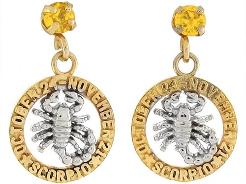Orecchini pendenti oro 10k - , o