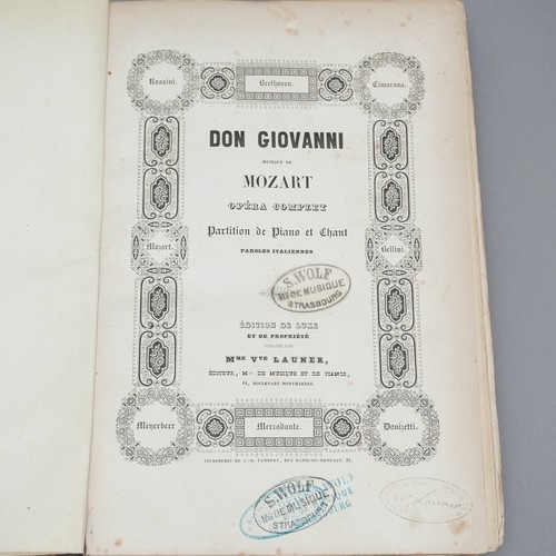 Mozart don giovanni edizione - don,