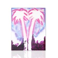 Quadro PALME Mario Schifano Arte Moderna Telaio in Legno Tributo Autore Schifano