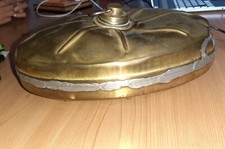 Antica borsa in ottone acqua calda in ottone