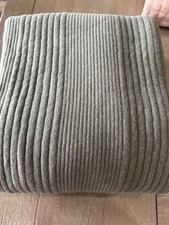 West Elm  Cotton Cloud Jersey Duvet Cover Dark Olive Twin