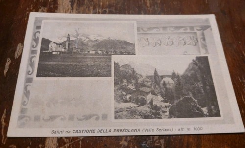 Cartolina epoca bergamo - d'epoca,