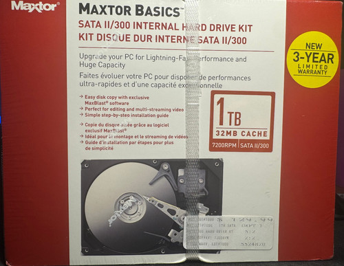 Maxtor basics 1tb - maxtor,