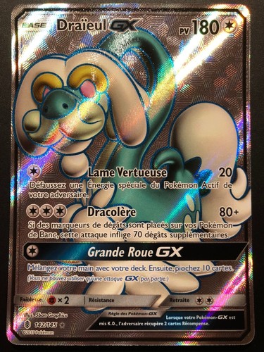 Carte pokemon draieul 142 - carte,