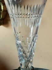 Alzata in cristallo su base in