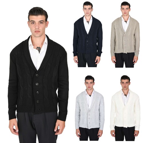 Cardigan uomo lana invernale - cardigan,