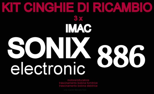 Kit cinghie ricambio 3 x - ricambio,