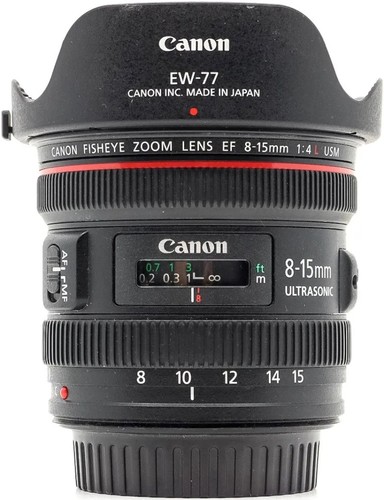 Canon 15mm 4l fisheye - 8-15mm,