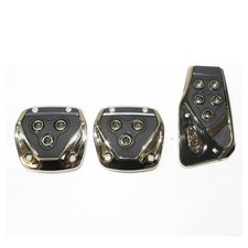 Copri Pedali Cromato Acciaio