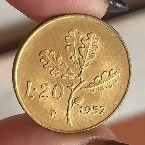 Repubblica italiana lire - repubblica, 20