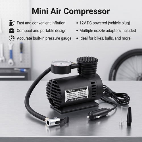 Mini compressore aria 12v - mini,
