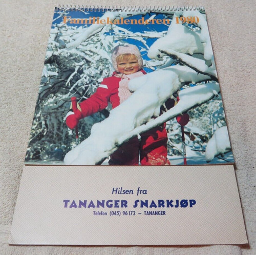 Calendario famiglia norvegia - calendario,