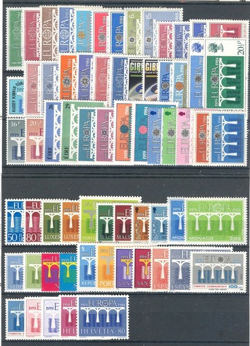 Europa cept 1984 set completo - cept,