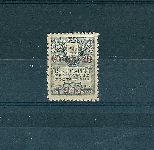 San marino 1918 stemma - marino,