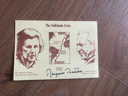 Margaret thatcher signed - thatcher,