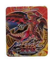 *HH* Tin Box Card Yu Gi Oh 5d's Drago Nova Rossa 2010 Scatola ITA cards EMPTY
