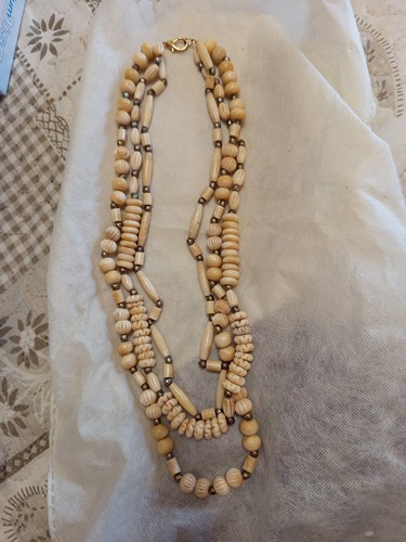 Collana etnica multifilo - collana,