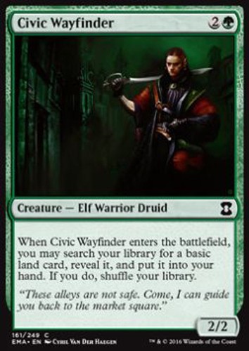 Mtg civic wayfinder foil - wayfinder, exc