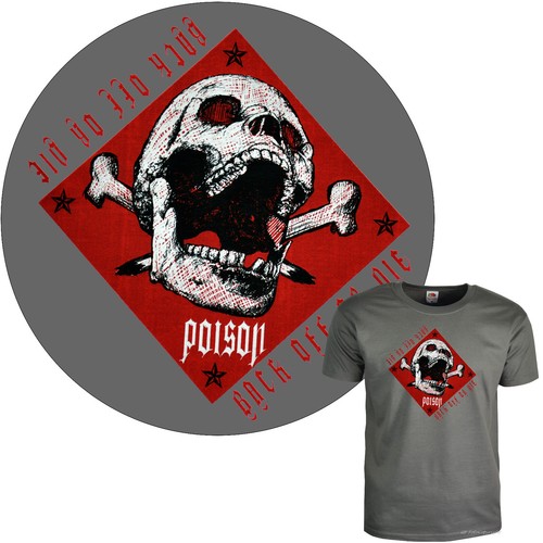Shirt biker teschio - t-shirt,