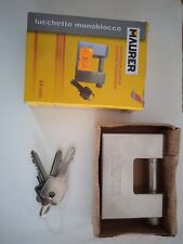 Lucchetto Per Serranda Acciaio Cementato Maurer 95457