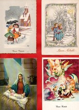 BUON NATALE - AUGURALE LOTTO 50 CARTOLINE FG vintage - vedi foro e descrizione