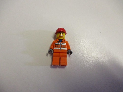 Lego personaggio city operaio