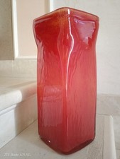 Vaso moderno vetro rosso - vaso,