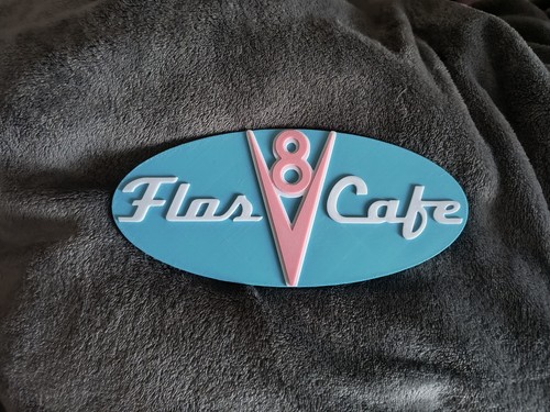 Insegna flos cafe disney pixar - insegna,