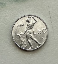 Moneta Da 50 Lire Piccole Rara