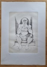 senza titolo- Acquaforte Di  Migneco Giuseppe