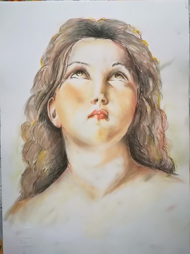 Quadro dipinto 24x33 pastello