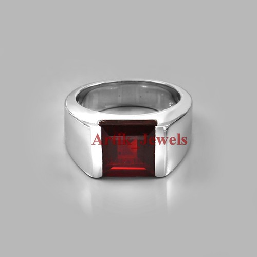 Naturale granato gemma con 18k - gemma,