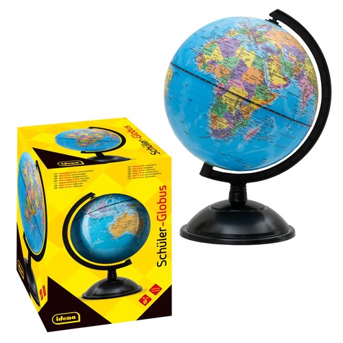 Mappamondo con mappa politica