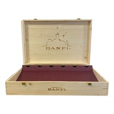 CASSETTA LEGNO VUOTA x 6 BOTT