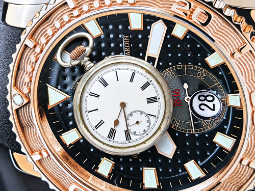 Antico orologio tasca jwc - antico,