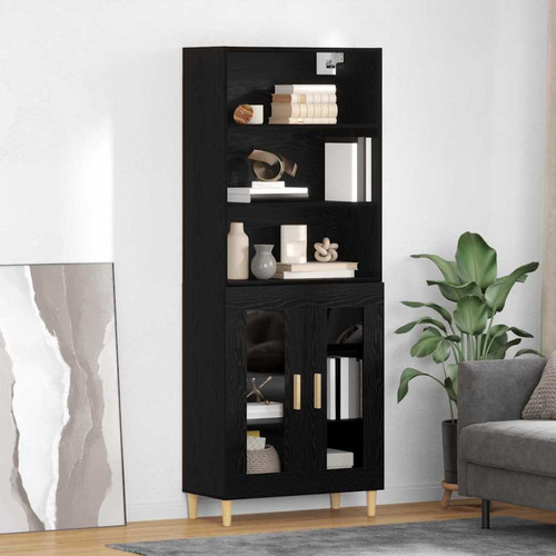 Credenza rovere nero - credenza,