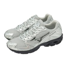 Scarpe sneakers Mizuno Wave Rider 10 argento nero uomo unisex casual D1GA2431-52